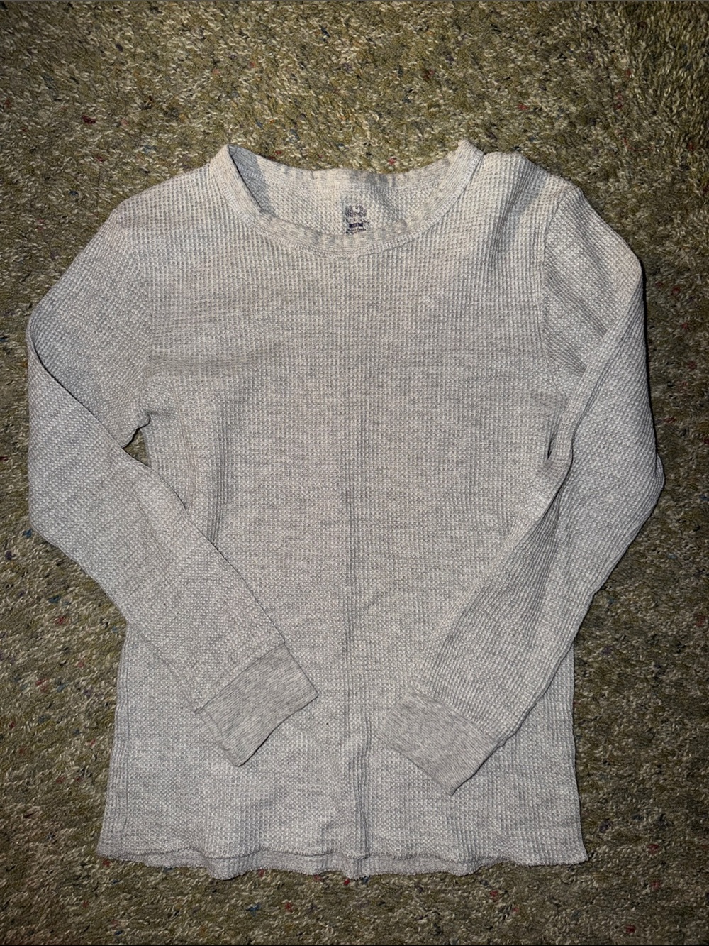 Men’s waffle knit long sleeve